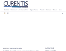 Tablet Screenshot of curentis.com